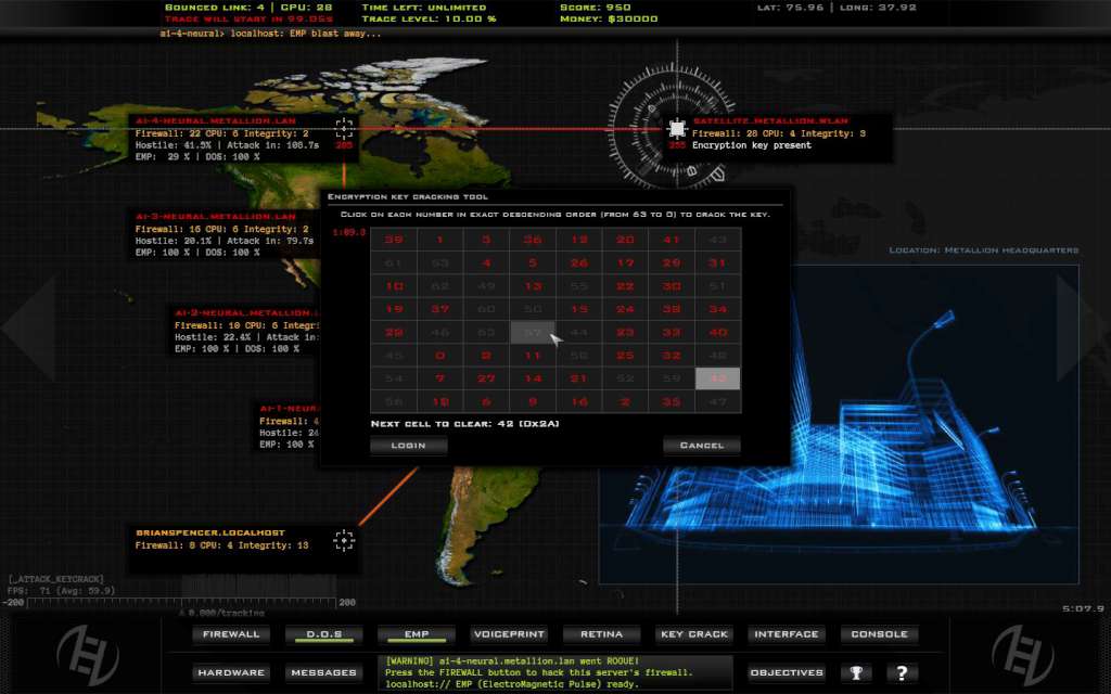 Hacker Evolution Duality Hardcore Package 1 Steam CD Key