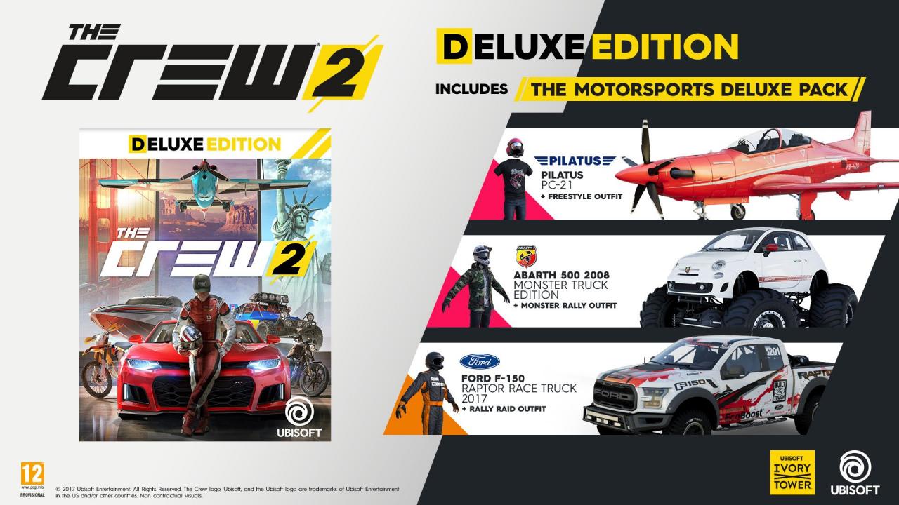 The Crew 2 Deluxe Edition EU Ubisoft Connect CD Key