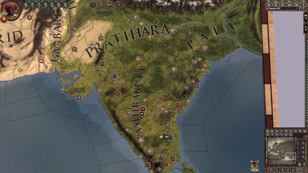 Crusader Kings II - Rajas of India DLC PC Steam CD Key