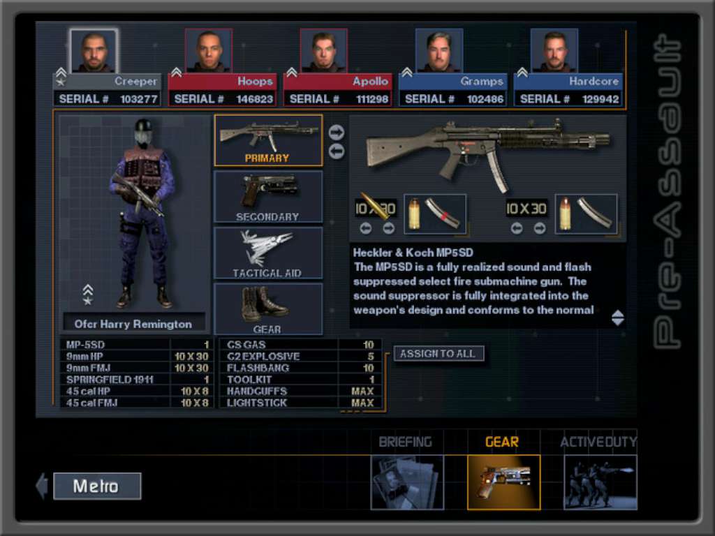 SWAT 3: Tactical Game Of The Year Edition GOG CD Key