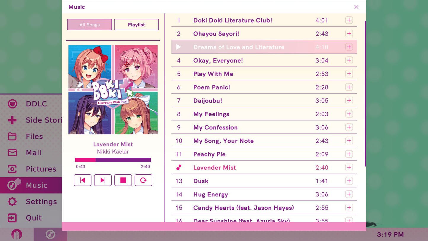 Doki Doki Literature Club Plus! PS4 Account