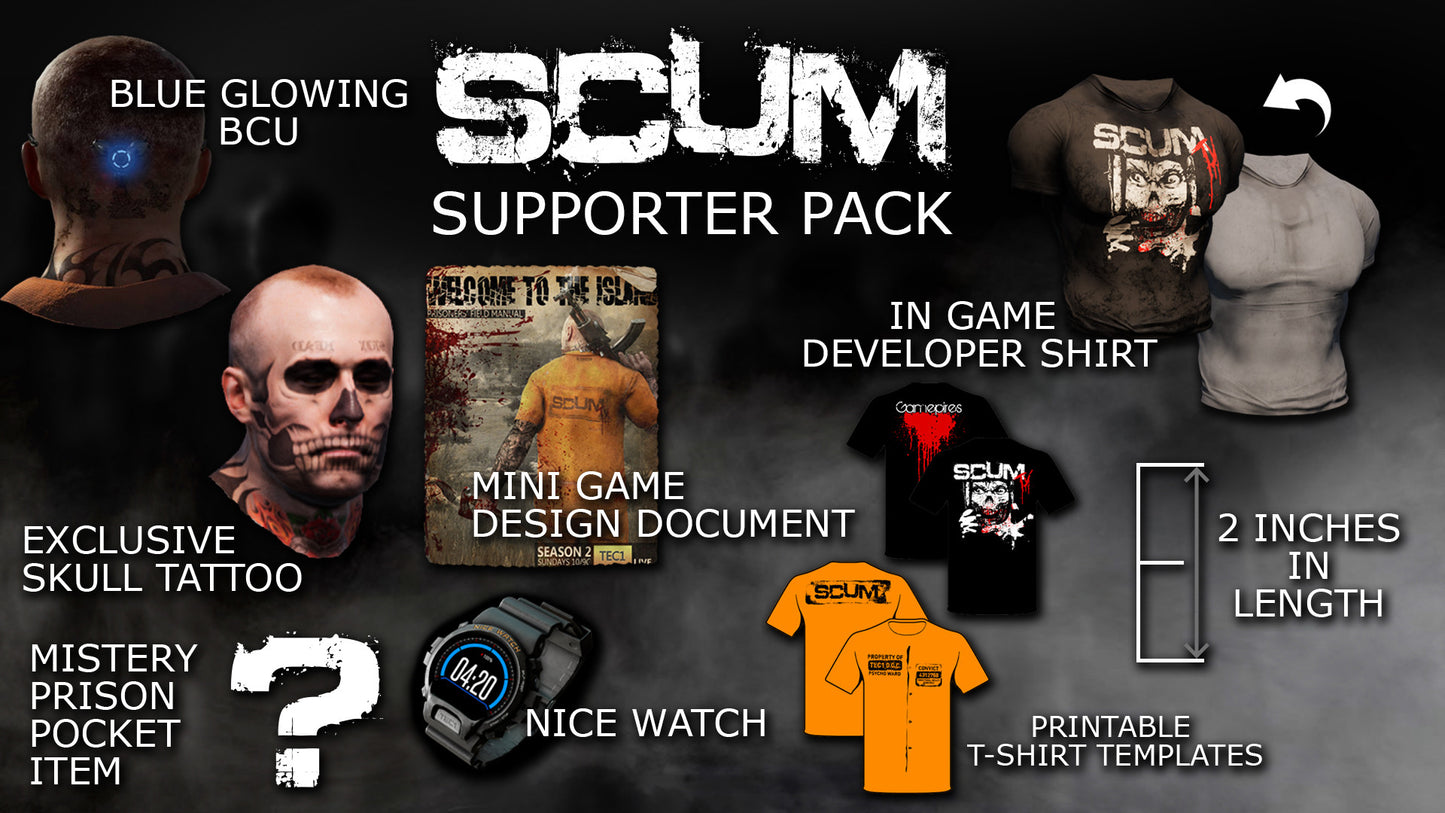 SCUM - Supporter Pack 1 DLC EU PC  Steam CD Key