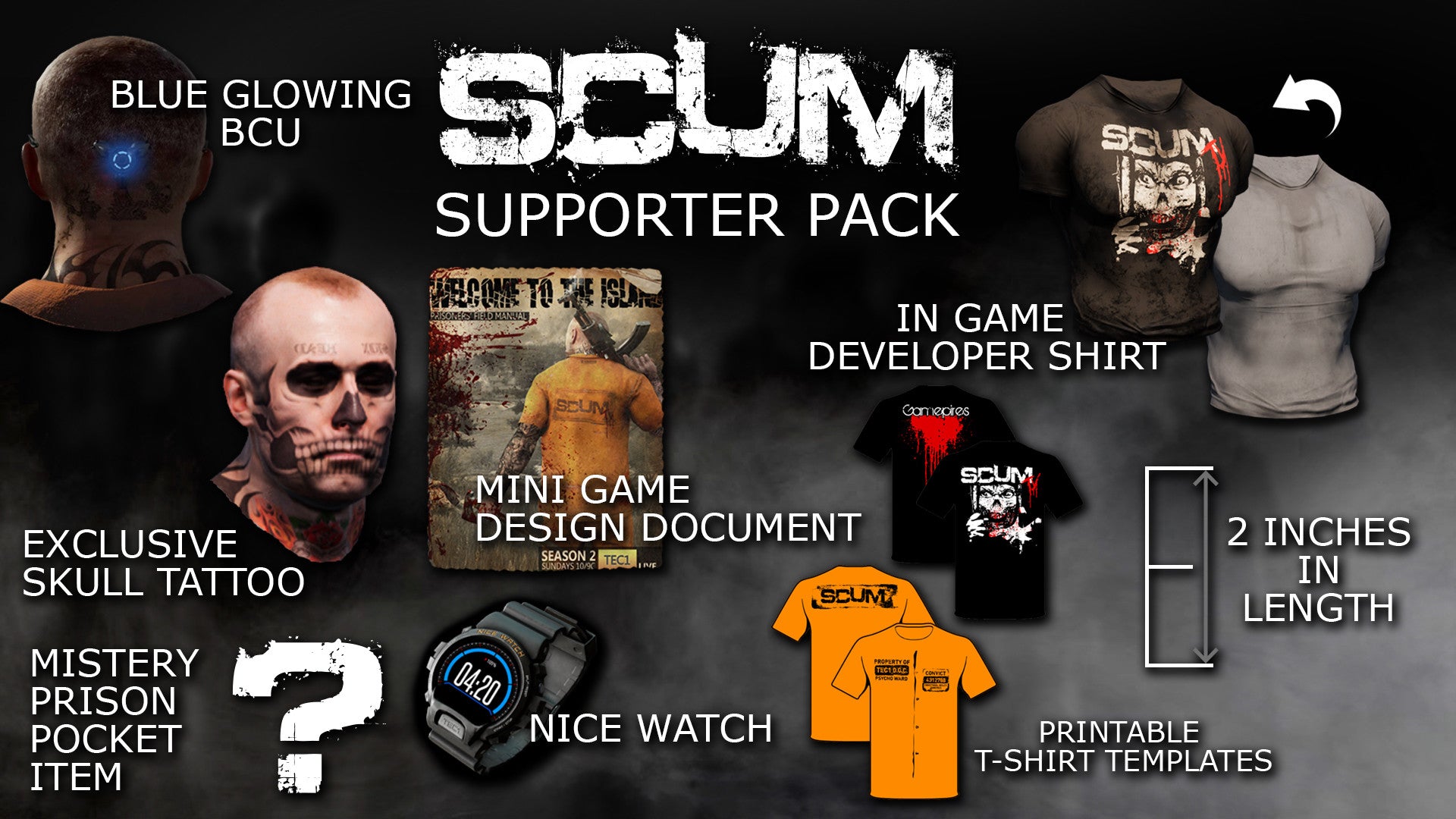 SCUM - Supporter Pack 1 DLC EU PC  Steam CD Key