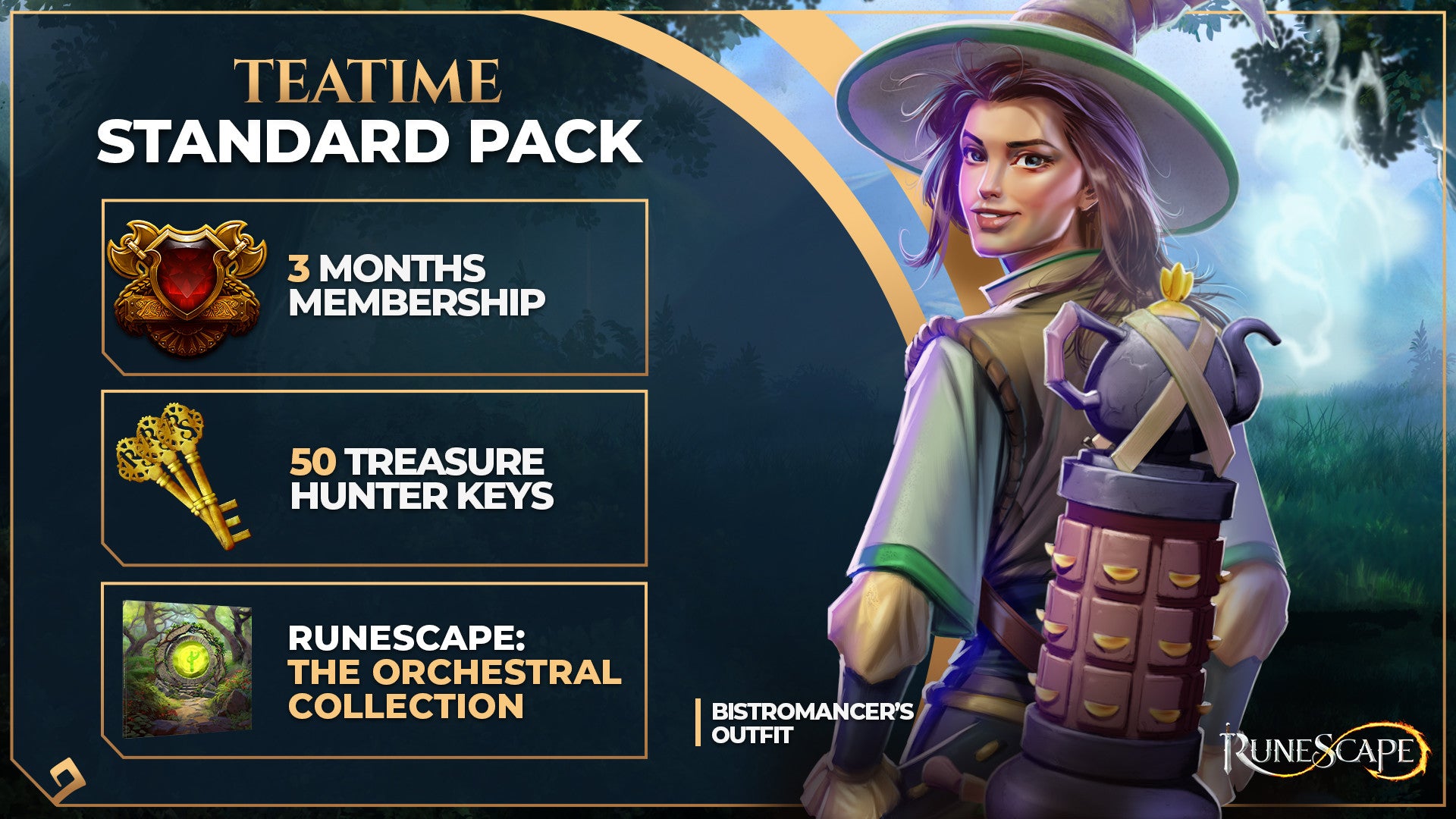 RuneScape - Teatime Standard Pack DLC PC Steam CD Key