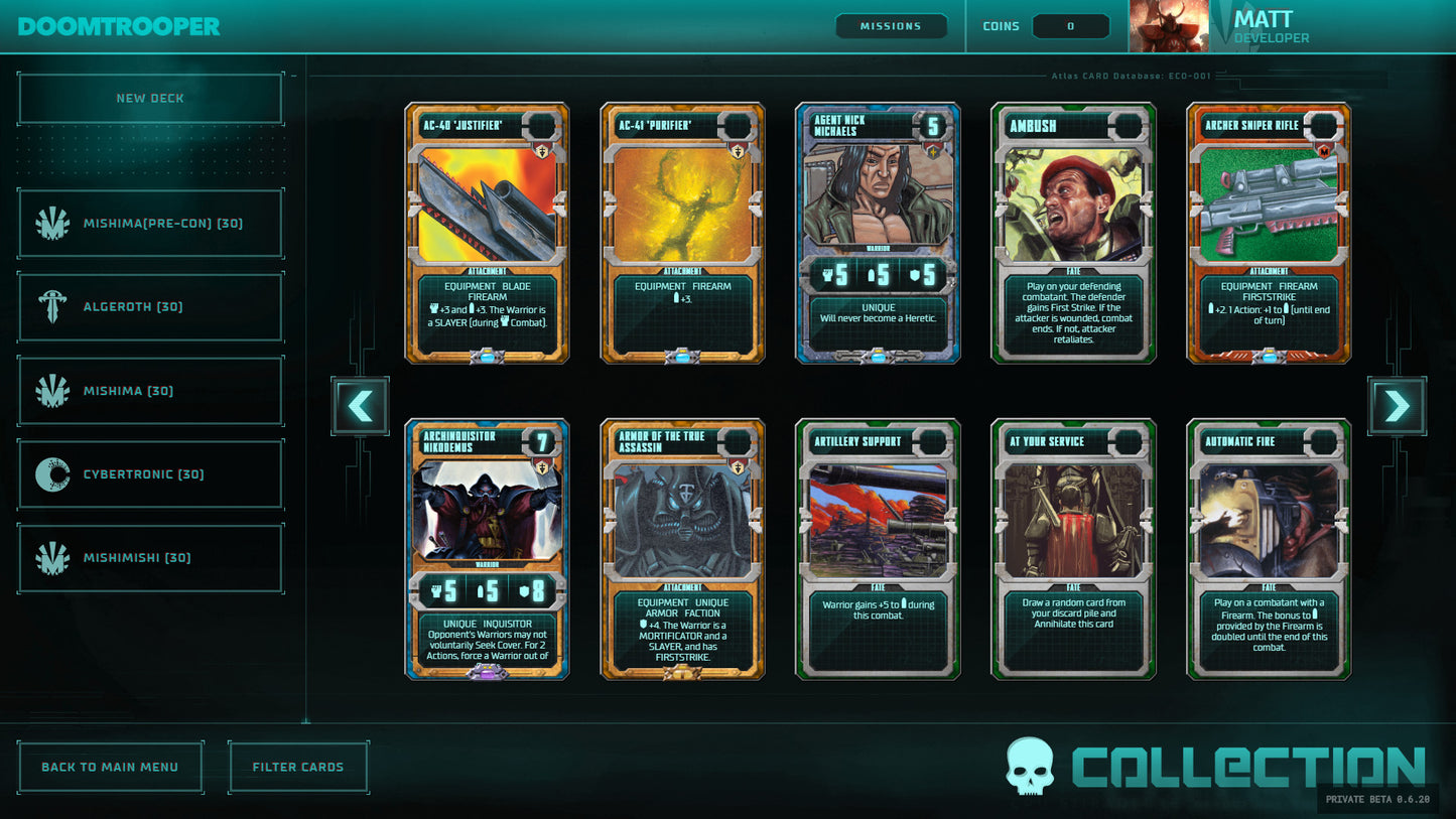 Doomtrooper CCG - Card Pack DLC Steam CD Key