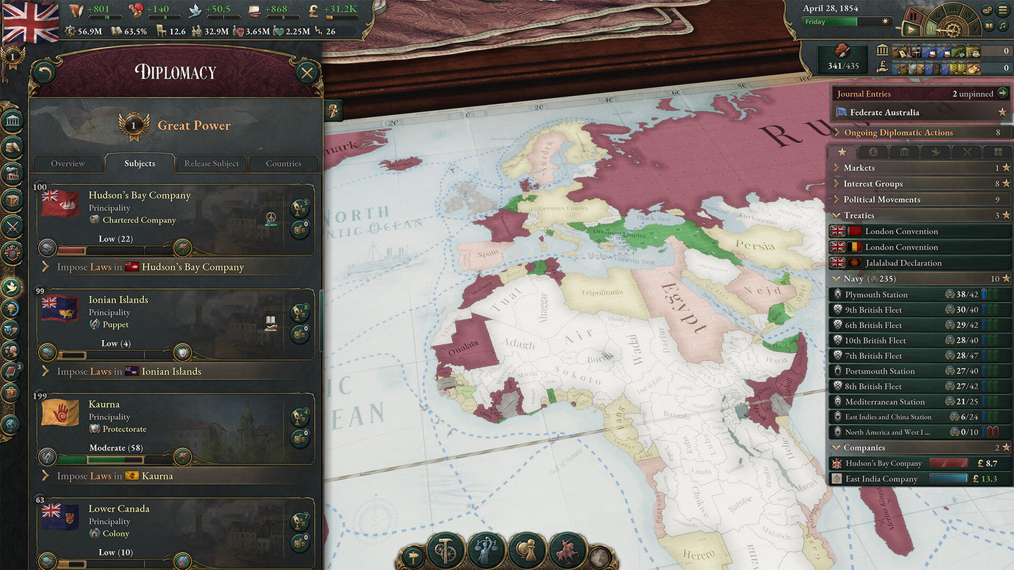 Victoria 3 - Charters of Commerce DLC EU PC Steam CD Key