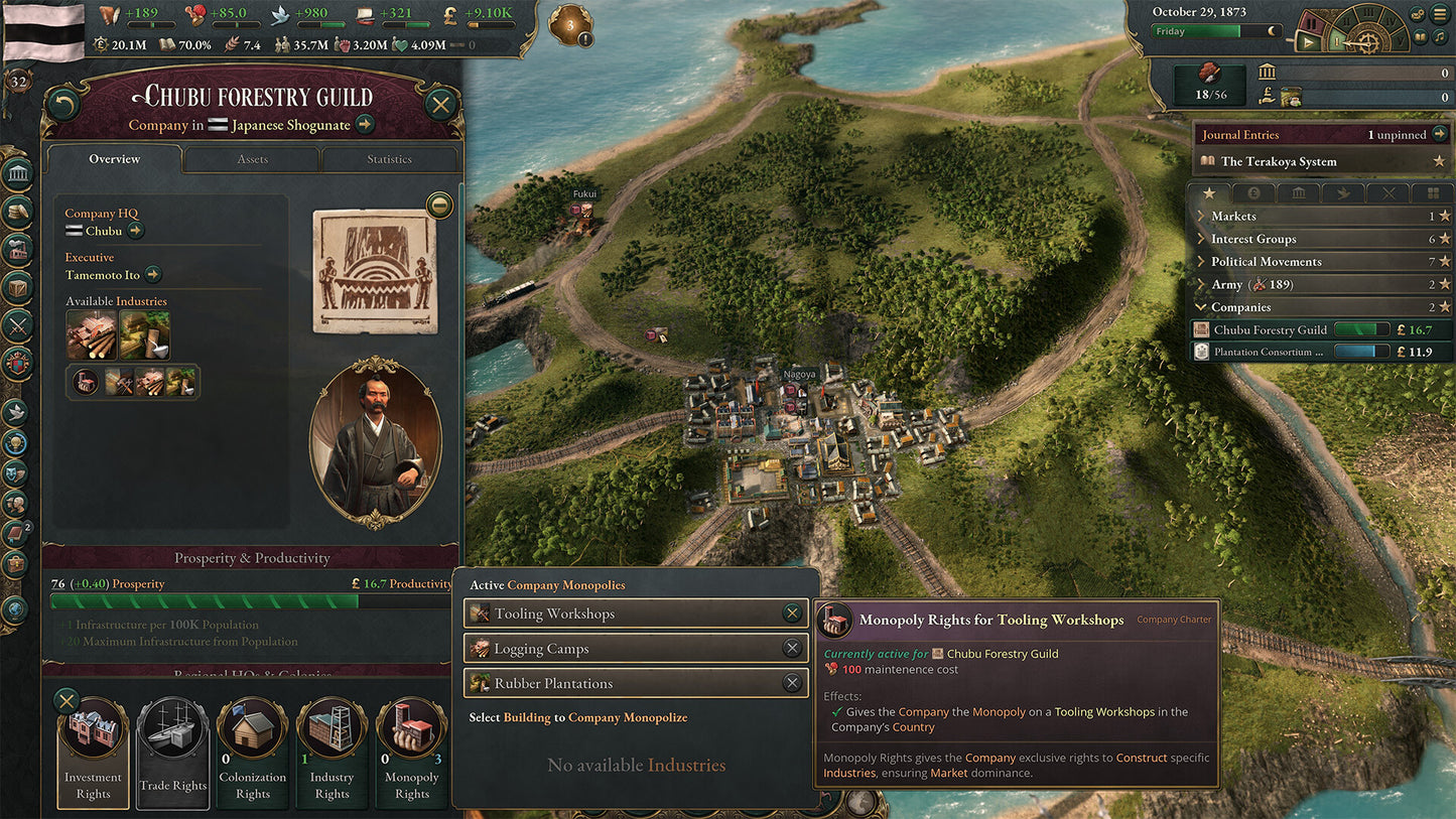 Victoria 3 - Charters of Commerce DLC EU PC Steam CD Key
