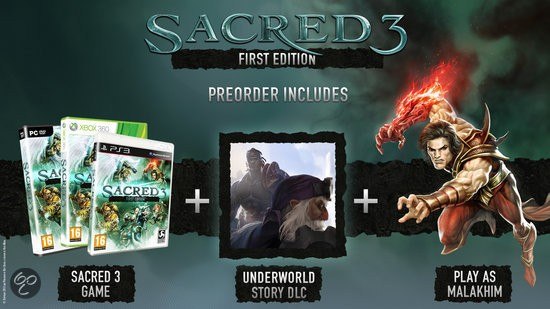 Sacred 3 First Edition Steam CD Key
