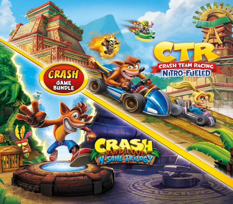 Crash Bandicoot Bundle - N. Sane Trilogy +  Nitro-Fueled PS4 Account
