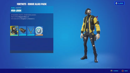 Fortnite - Rogue Alias Pack US XBOX One / Xbox Series X|S CD Key