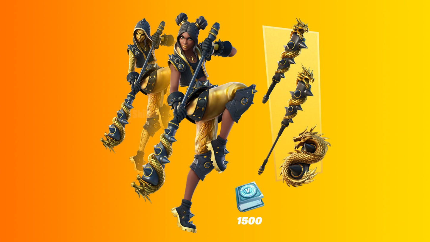 Fortnite - Goldenbane Guardian Quest Pack + 1500 V-Bucks Challenge AR XBOX One / Xbox Series X|S CD Key