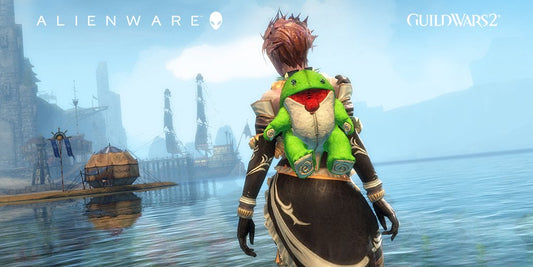 Guild Wars 2 - Green Plush Quaggan Backpack Cover DLC Arena.Net CD Key