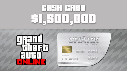 Grand Theft Auto Online - $1,500,000 Great White Shark Cash Card XBOX One CD Key