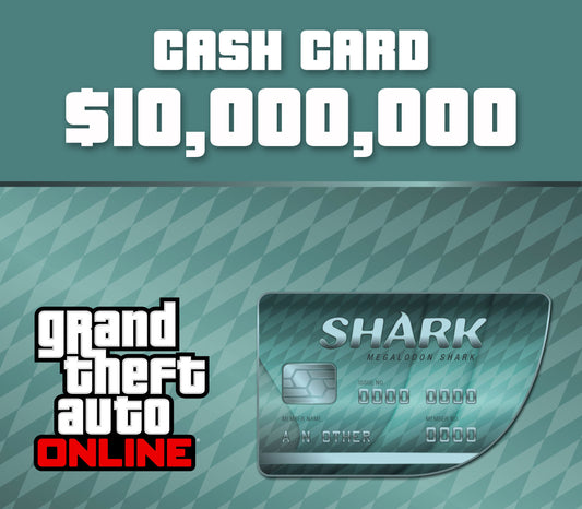 Grand Theft Auto Online - $10,000,000 Megalodon Shark Cash Card UK XBOX One CD Key