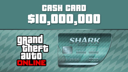 Grand Theft Auto Online - $10,000,000 Megalodon Shark Cash Card UK XBOX One CD Key