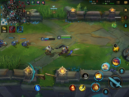 League of Legends Wild Rift Level 10+ NA Region Ranked Ready Game Account