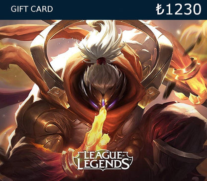League of Legends ₺1230 Prepaid RP Card TR