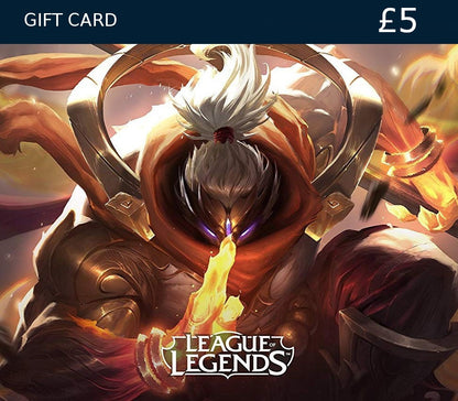 League of Legends 5 GBP Prepaid RP Card UK
