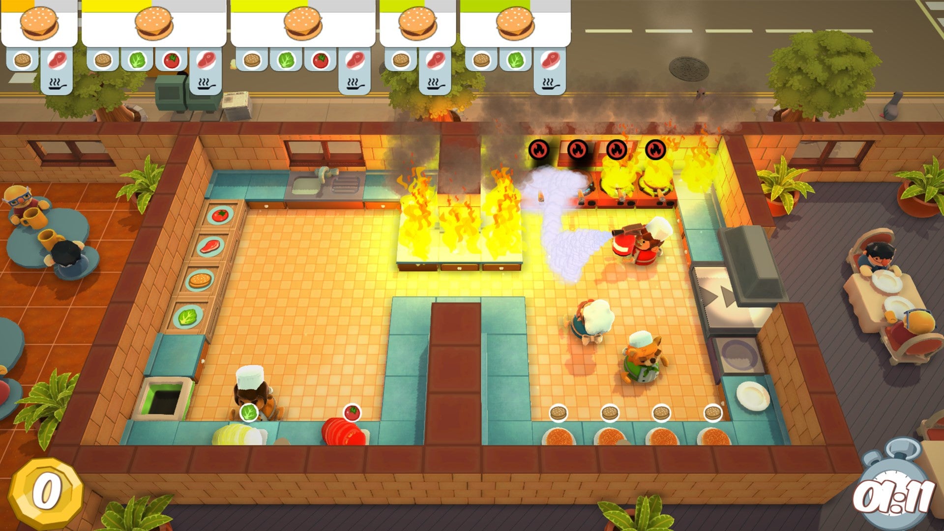 Overcooked! + Overcooked! 2 TR XBOX One / Xbox Series X|S CD Key