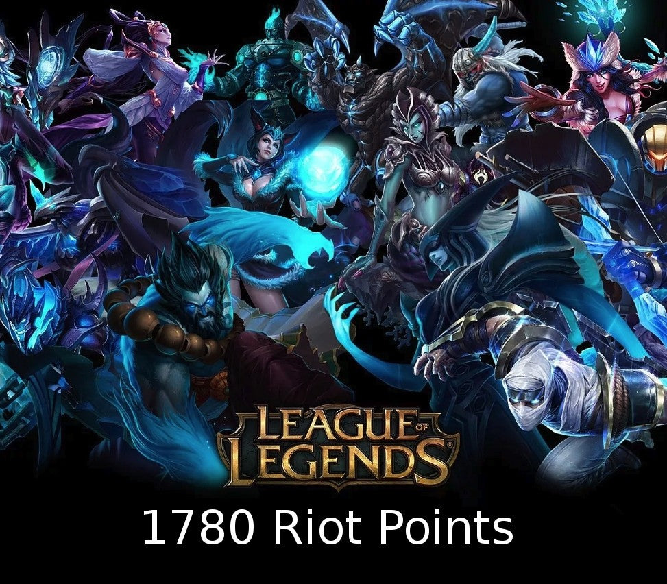 League of Legends 1780 RP Prepaid Card TR