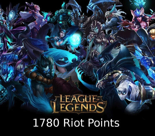 League of Legends 1780 RP Prepaid Card TR