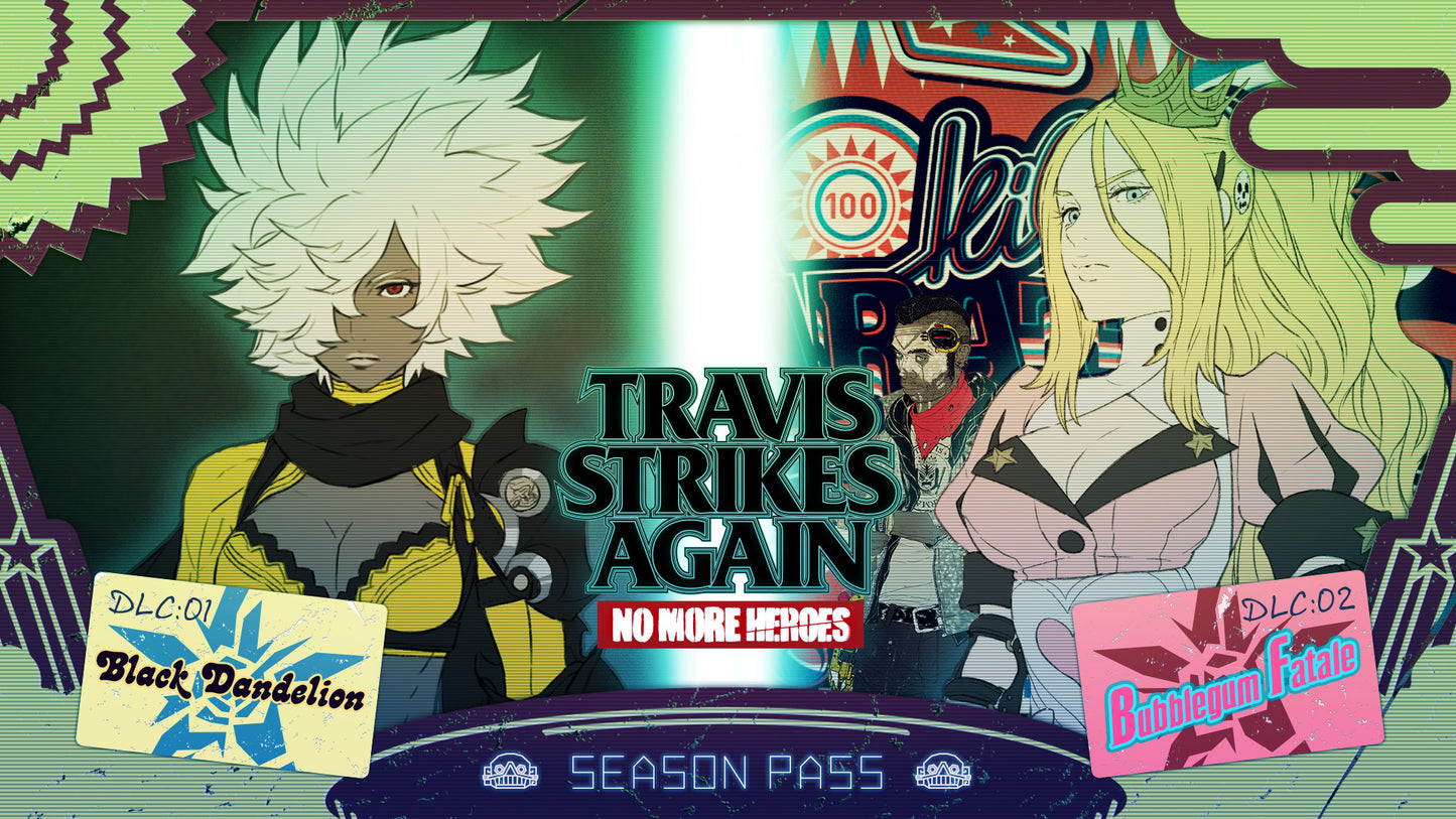 Travis Strikes Again: No More Heroes - Season Pass: Black Dandelion & Bubblegum Fatale EU Nintendo Switch CD Key