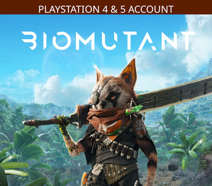 BIOMUTANT PS4/PS5 Online Account Activation