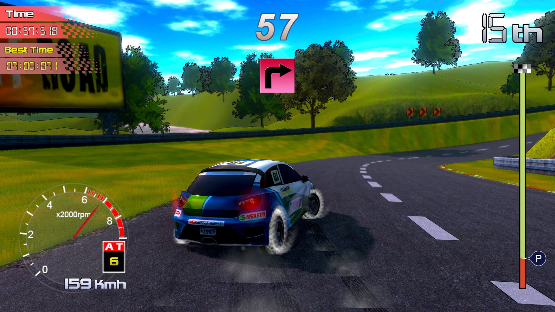 Rally Rock 'N Racing EU XBOX One / Xbox Series X|S CD Key