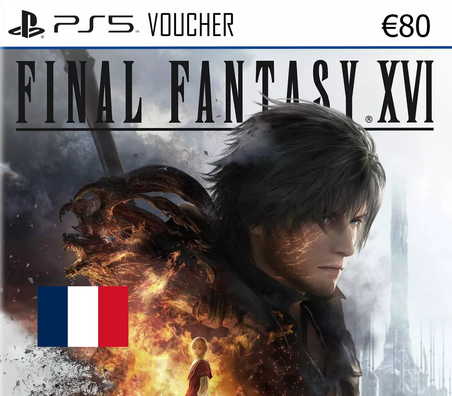 Final Fantasy XVI FR PlayStation Network Card €80