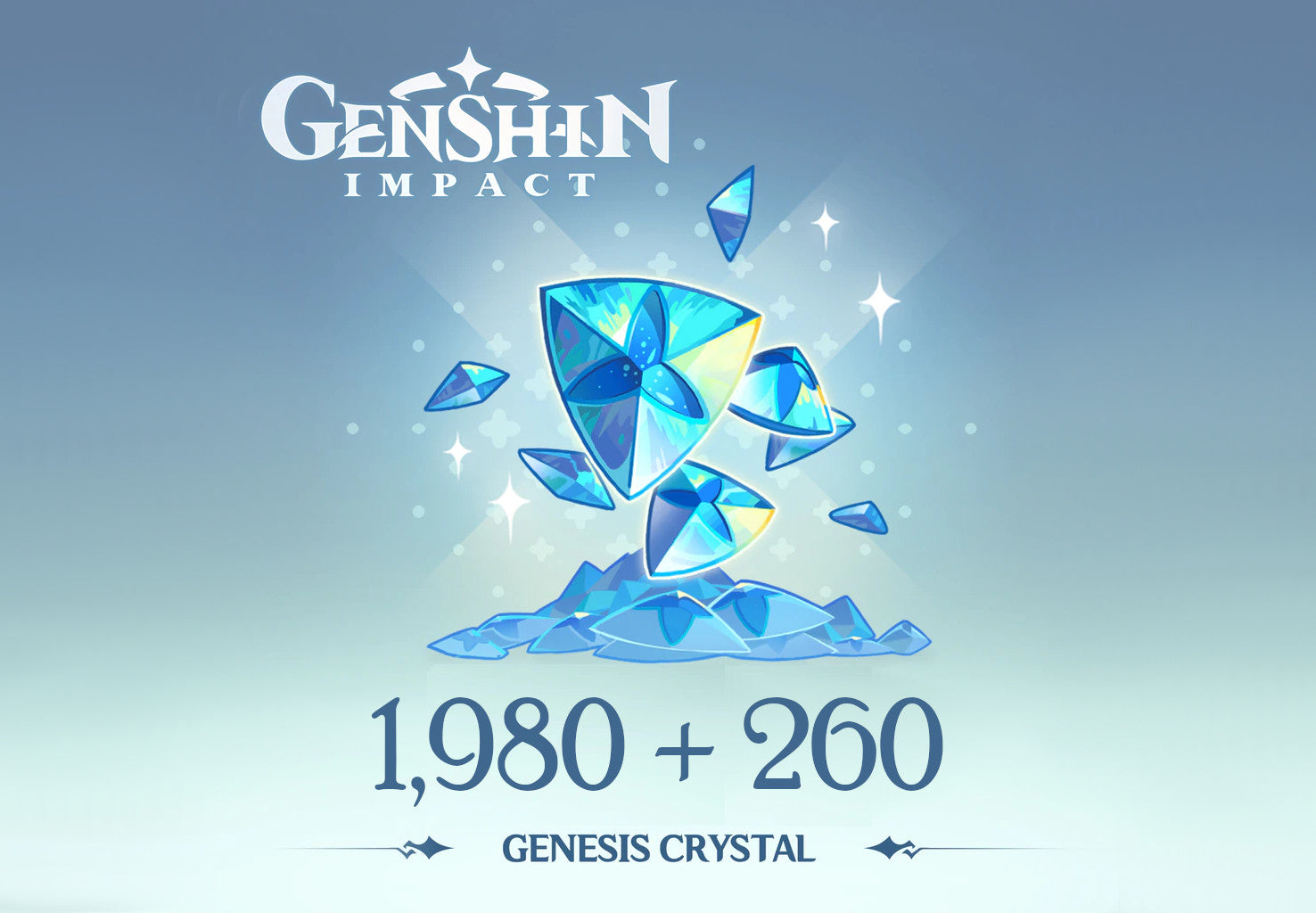 Genshin Impact - 1,980 + 260 Genesis Crystals redeemcodeonline.com Voucher