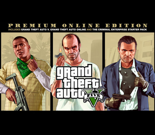 Grand Theft Auto V: Premium Online Edition & Great White Shark Card Bundle XBOX One / Xbox Series X|S Account