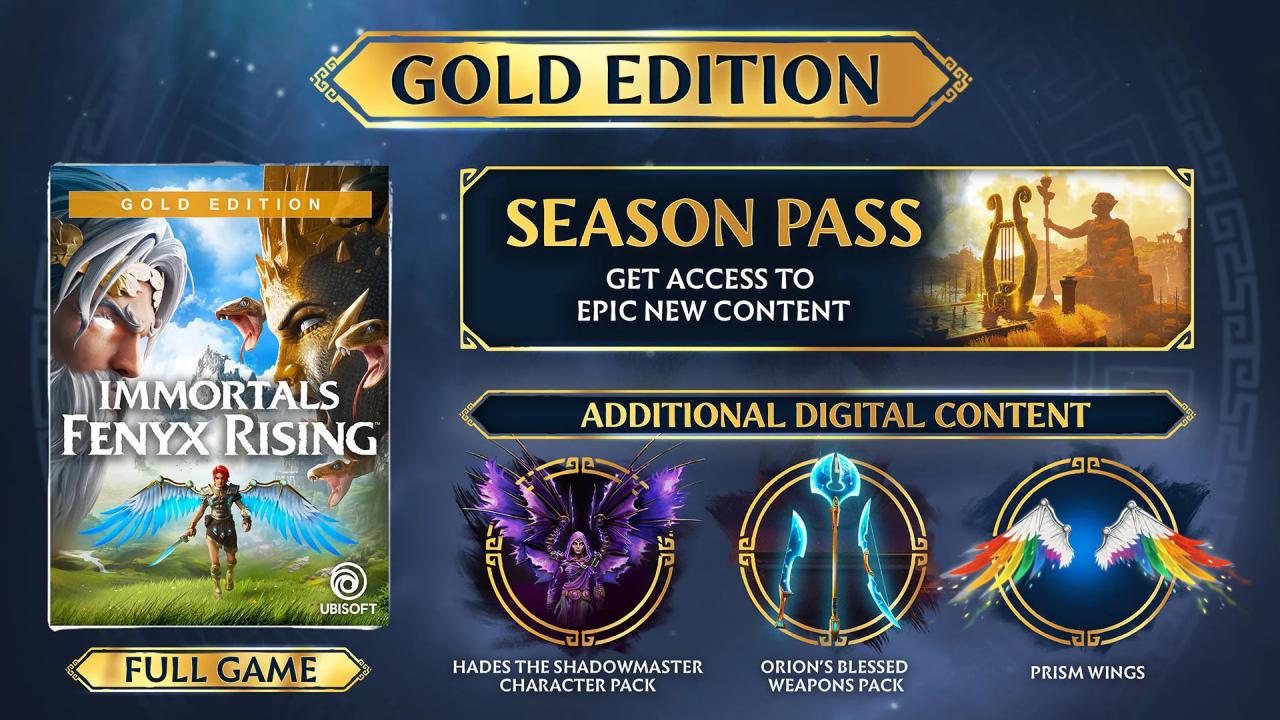 Immortals Fenyx Rising Gold Edition US Nintendo Switch CD Key
