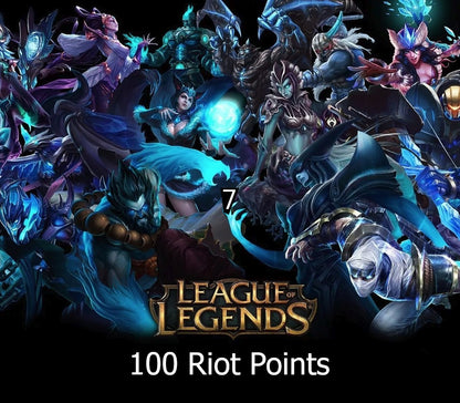 League of Legends 100 RP Prepaid Card US