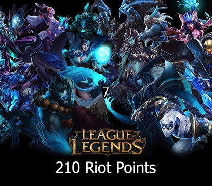 League of Legends 210 RP Prepaid Card TR