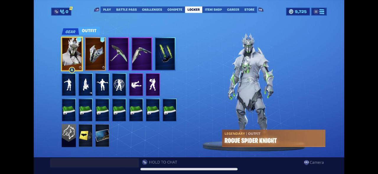 Fortnite - Legendary Rogue Spider Knight Outfit + 2000 V-Bucks EU XBOX One CD Key