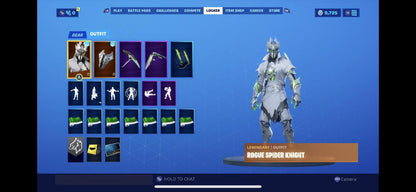 Fortnite - Legendary Rogue Spider Knight Outfit + 2000 V-Bucks EU XBOX One CD Key