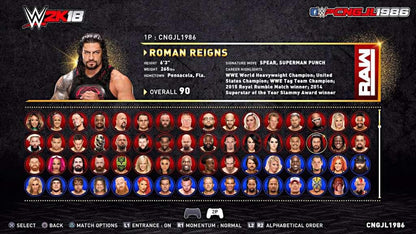 WWE 2K18 EU PC Steam CD Key