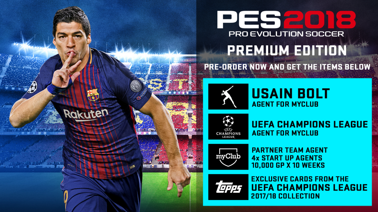 Pro Evolution Soccer 2018 Premium Edition Steam CD Key