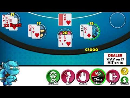 Cheaters Blackjack 21 PC Steam CD Key - Video 1
