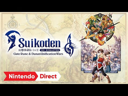 Suikoden I&II HD Remaster Gate Rune and Dunan Unification Wars Nintendo Switch 2 Online Account Activation - Video 1
