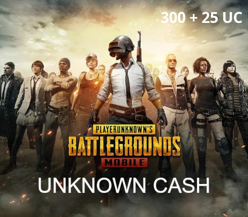 PUBG Mobile - 300 + 25 UC IN CD Key