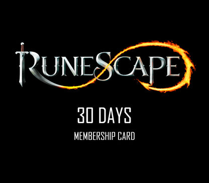RuneScape 30-Day Prepaid Time Game Card