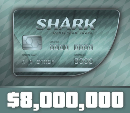 Grand Theft Auto Online - $8,000,000 Cash Card PC Activation Code