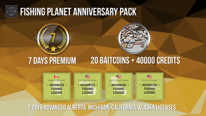 Fishing Planet - Anniversary Pack DLC EU v2 Steam Altergift