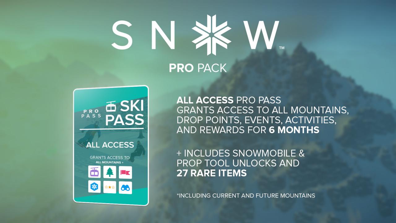 SNOW - Pro Pack DLC EU Steam CD Key