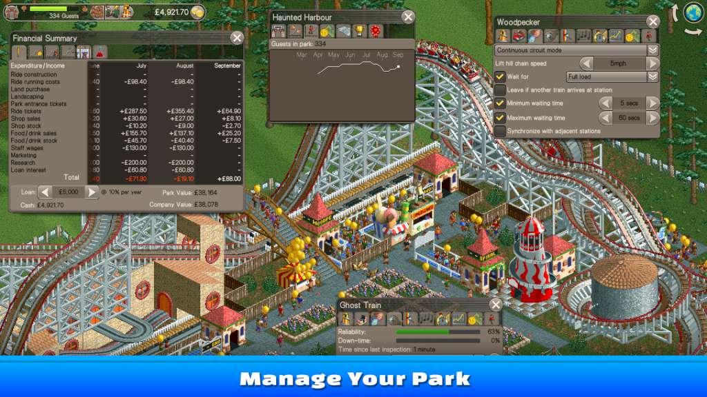 RollerCoaster Tycoon Classic GOG PC CD Key