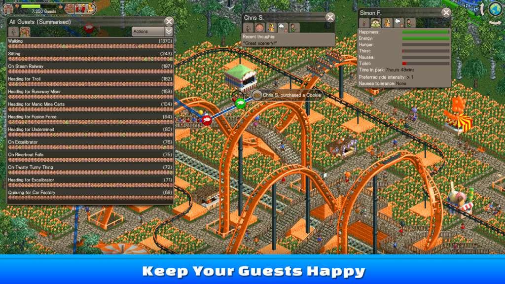 RollerCoaster Tycoon Classic GOG PC CD Key