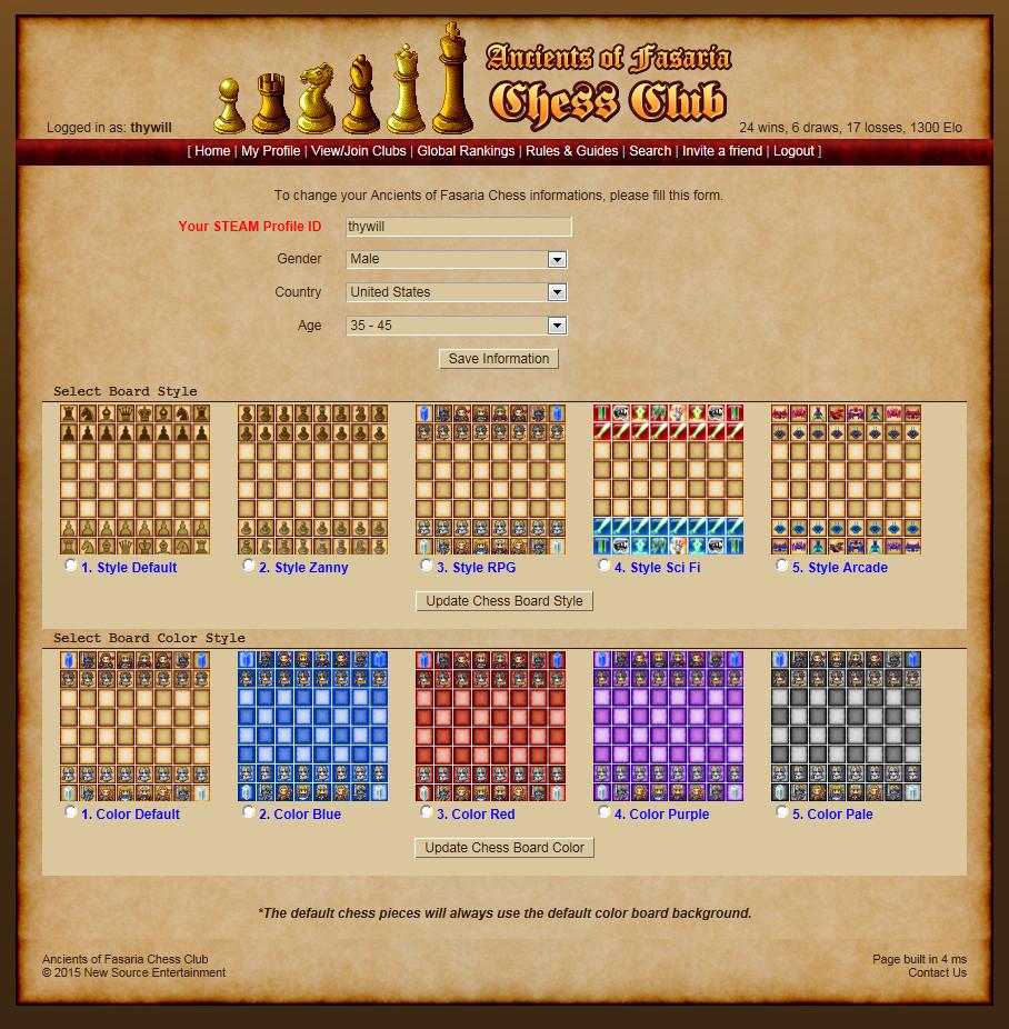 AoF Chess Club 2.0 PC Steam CD Key
