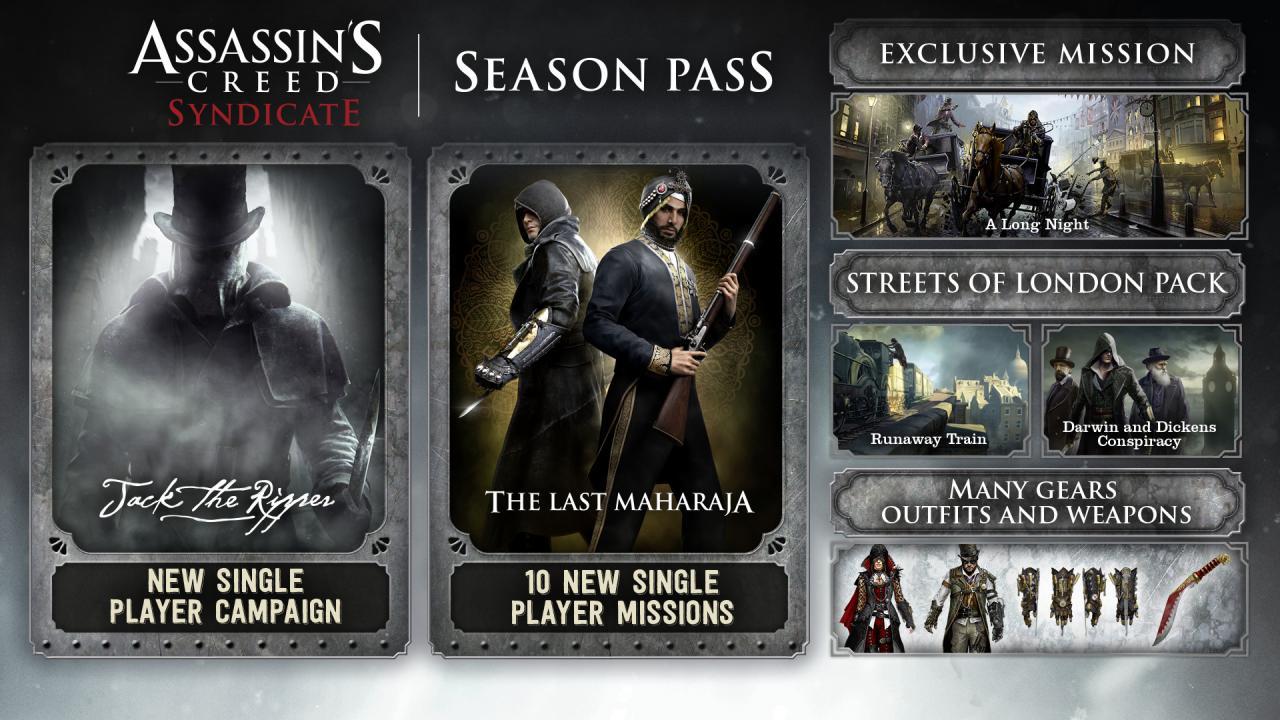 Assassin's Creed Syndicate - Season Pass AR XBOX One / Xbox Series X|S CD Key