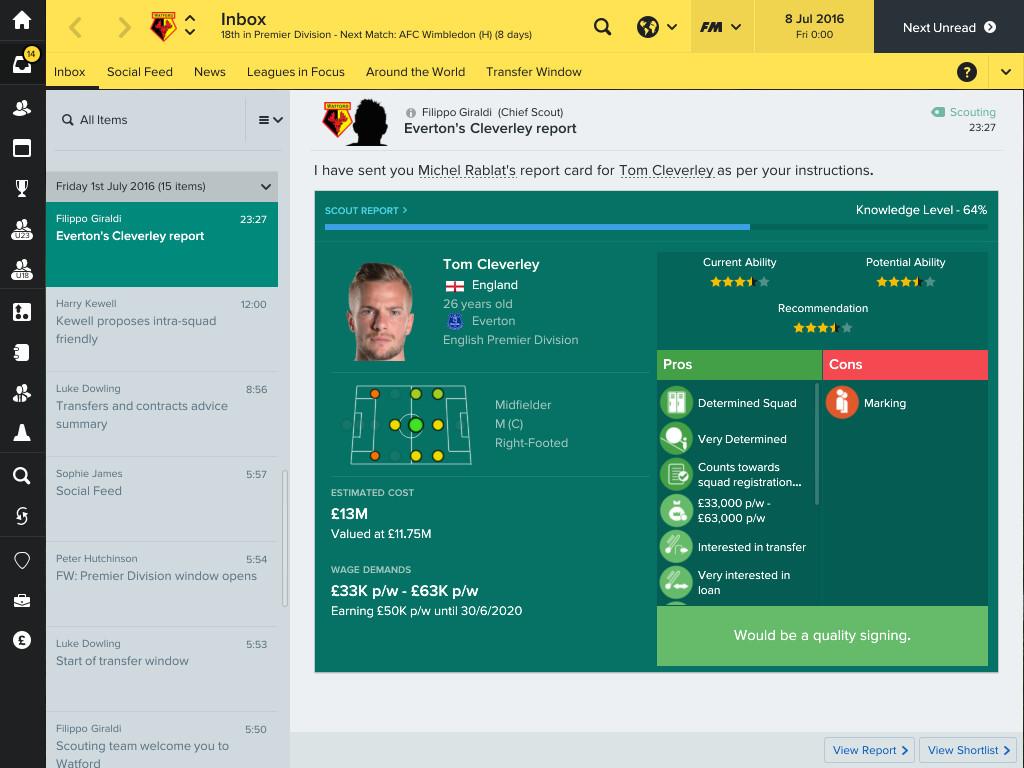 Football Manager 2017 PC Steam CD Key